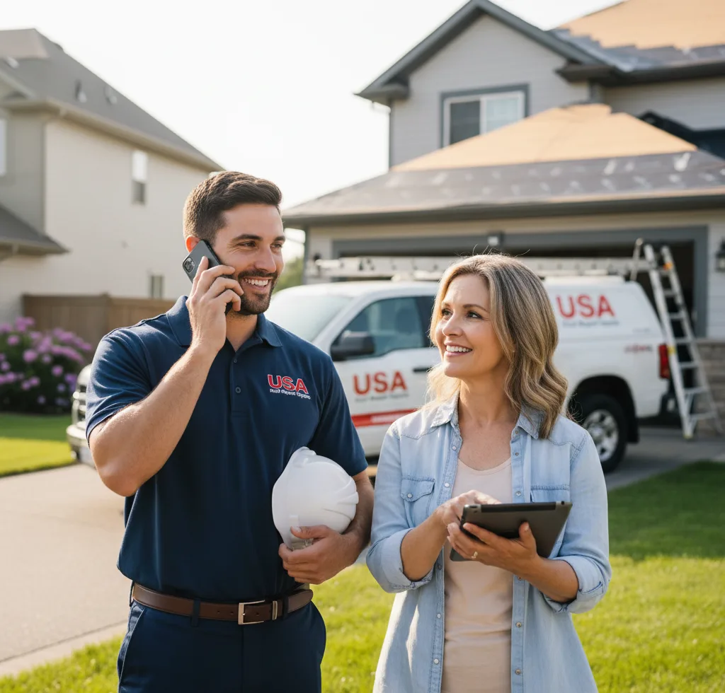 USA Roof Repair Experts customer support in Little Falls